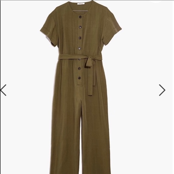 Madewell Short Sleeve Belted Jumpsuit - Picture 3 of 6